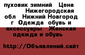 пуховик зимний › Цена ­ 1 000 - Нижегородская обл., Нижний Новгород г. Одежда, обувь и аксессуары » Женская одежда и обувь   